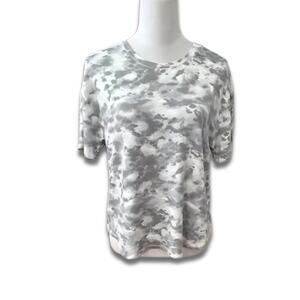 Jaclyn Intimates Sleepwear Short Sleeves Crew Neckline Relaxed Fit Gray W L NWT